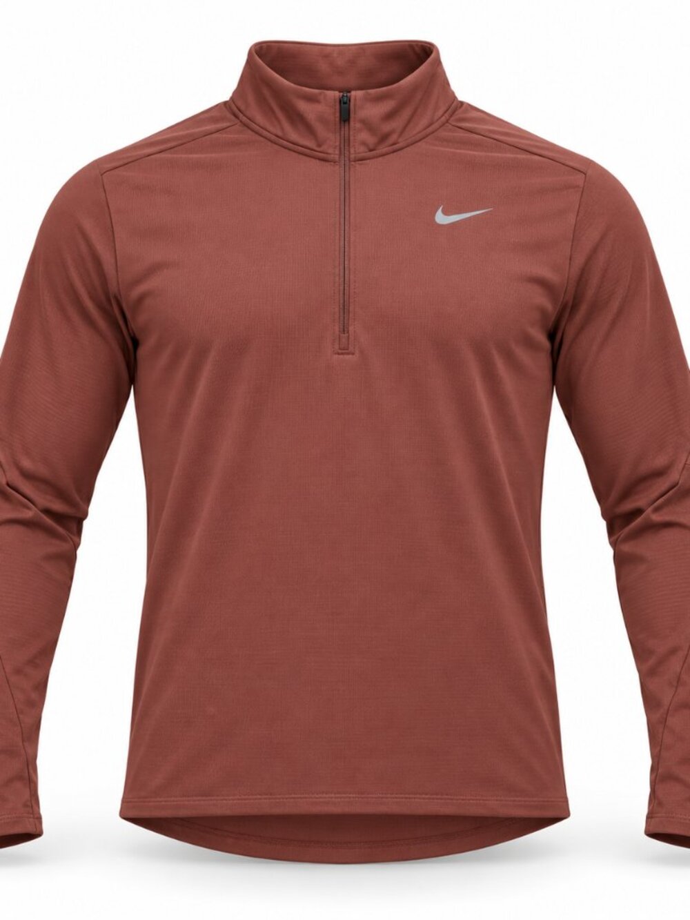 Nike Dri-FIT Running Men’s Large Rust Quarter Zip Pullover